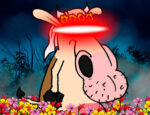Laser cow adventure