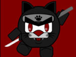Ninja Meow Black