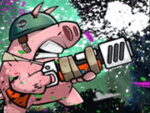 Super adventure of the piggy soldier